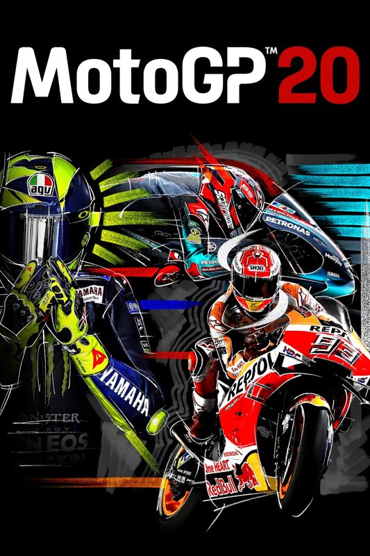 MotoGP 20 box art for Playstation 4